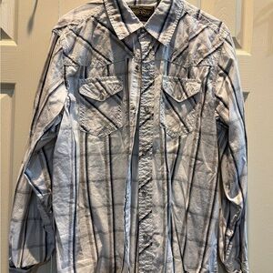 Plaid Button-Up Jacket